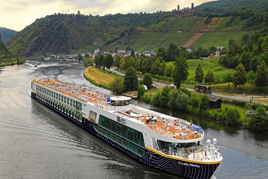 MS Lady Diletta, Flusskreuzfahrt, Schiffsreise, Schiff, Rhein